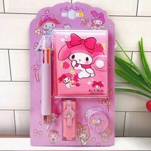 NWT my melody mini journal gift set